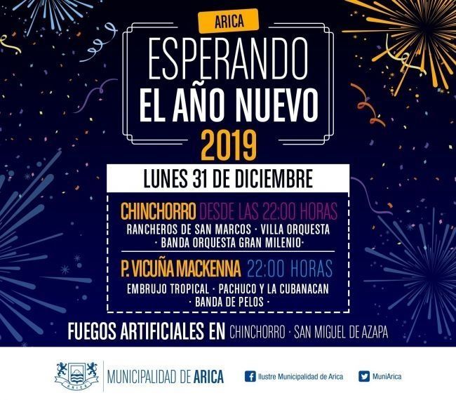 Ano Nuevo 2019 En Arica